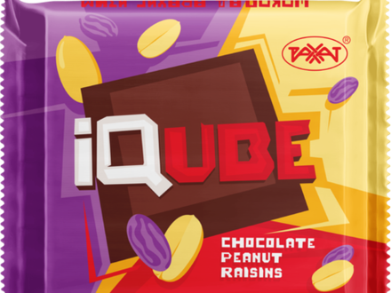 Шоколад IQube chocolate peanut raisins пп/пл 0.070