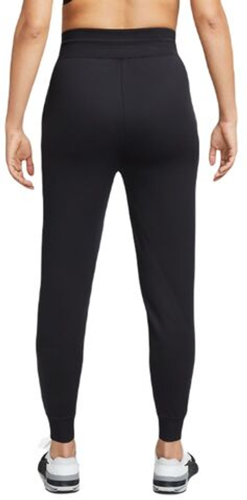 Женские теннисные брюки Nike Therma-FIT One High-Waisted 7/8 Trousers - черный