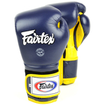 Боксерские перчатки Fairtex Boxing gloves BGV9 Blue/Yellow