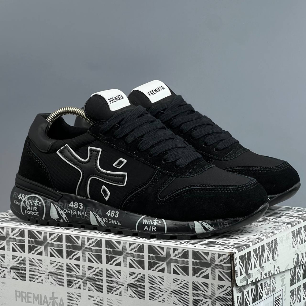 Кроссовки Premiata GoreTex ТЕРМО #402 (черн.)