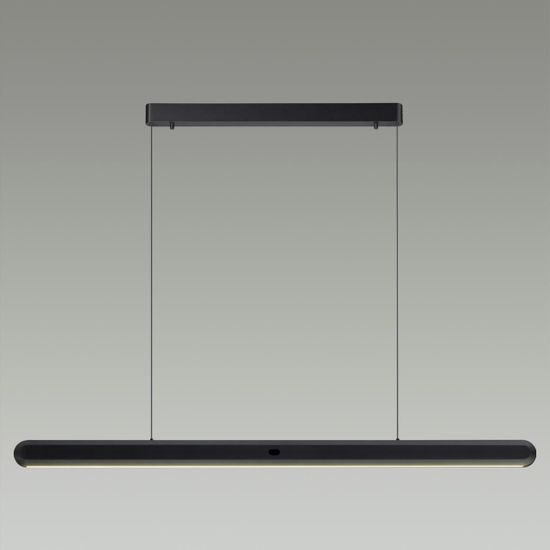 6641/40L HIGHTECH ODL24 317 металл/черный/акрил Подвесной светильник IP20 LED 40W 3000K 220V с датчиком движения и диммером яркости SATRION