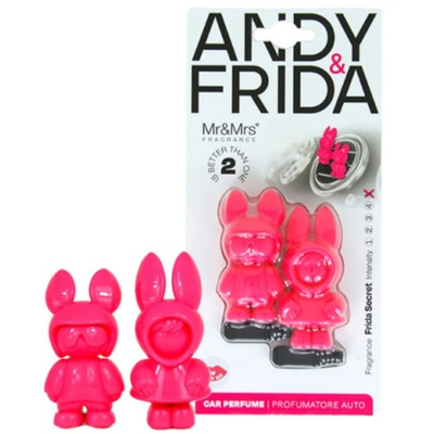 Mr&Mrs Fragrance Ароматизатор для автомобиля ANDY&FRIDA FRIDA SECRET | СЕКРЕТЫ ФРИДЫ розовый
