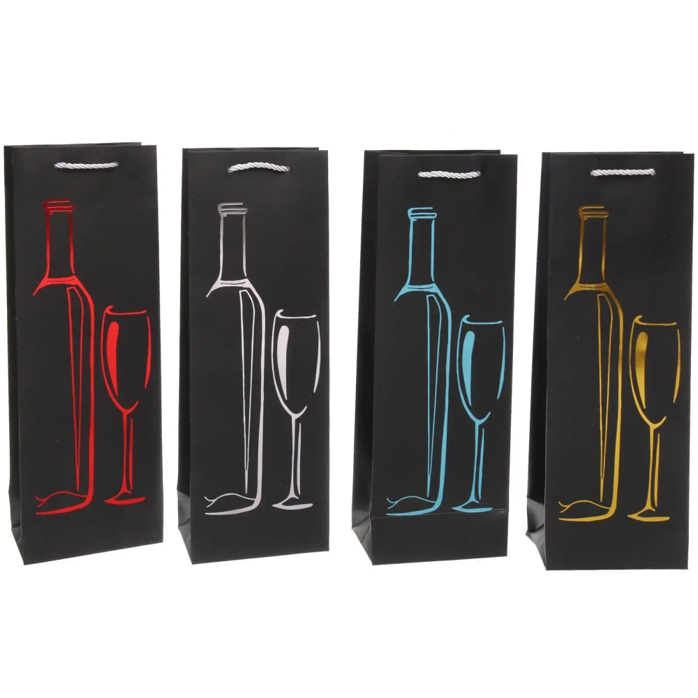 Пакет под бутылку «Элегия» 36*12,5*8,5 см