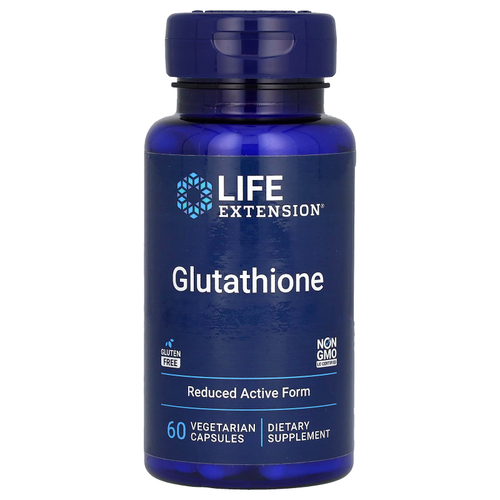 Life Extension, глутатион, 60 вегетарианских капсул