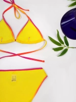 купальник раздельный 3 в 1 на завязках с туникой удлиненной