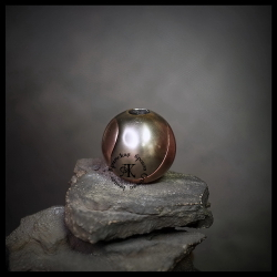 Темлячная бусина "Сфера 2023" для ножей , биметалл