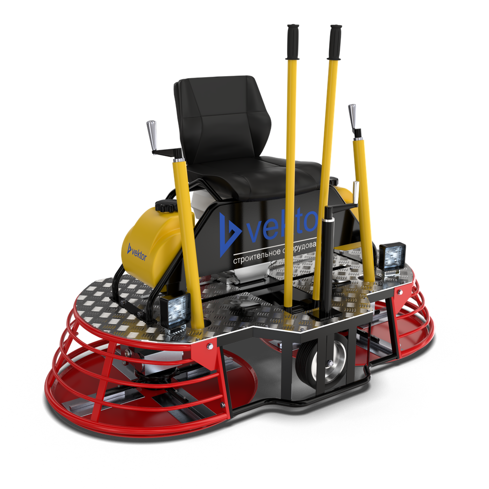 Vektor VTMG-800 - двухроторная заглаживающая машина по бетону - [2x800 мм / Honda GX390]