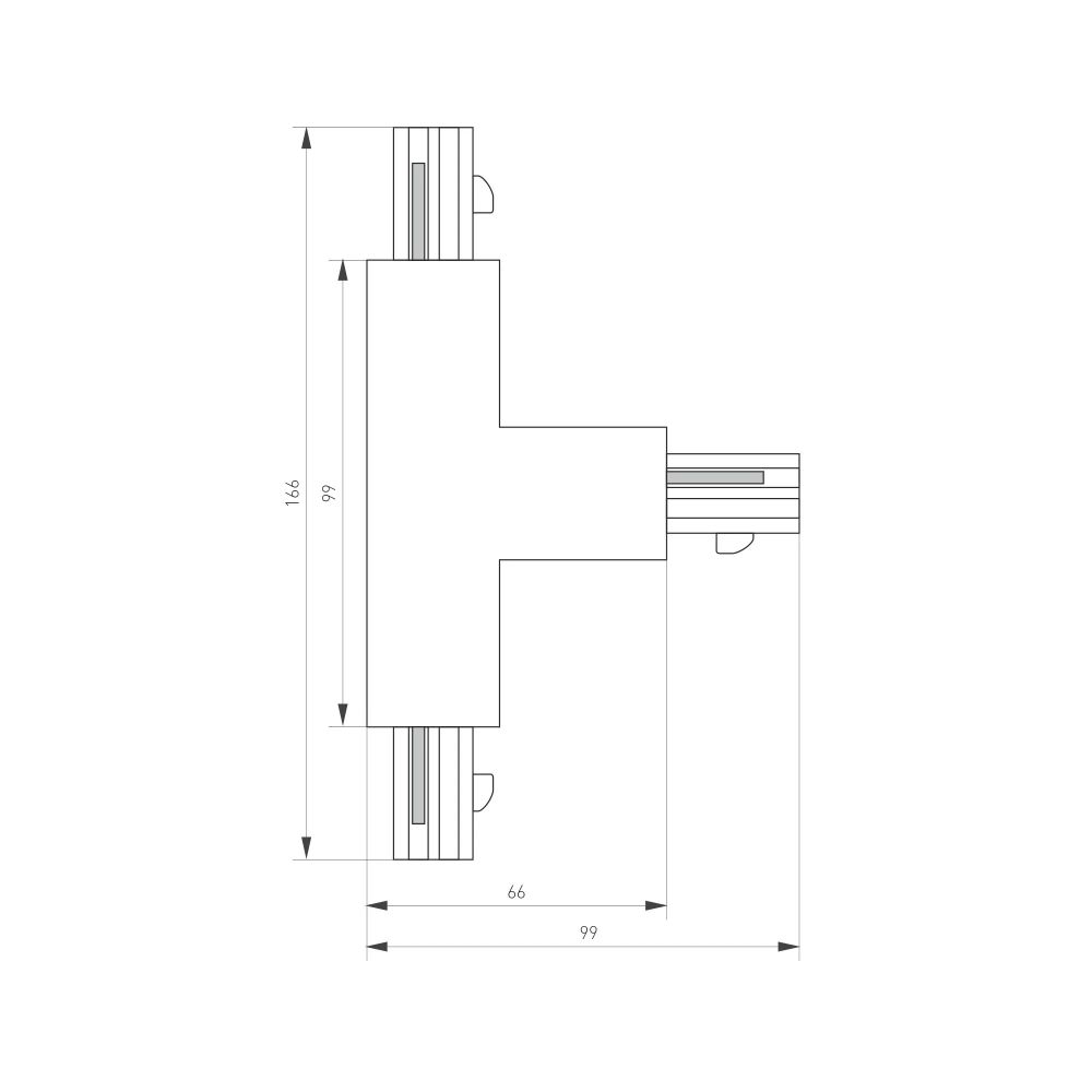 Коннектор тройной LGD-4TR-CON-EXT-R1-WH (C) (Arlight, IP20 Пластик, 3 года) 026146