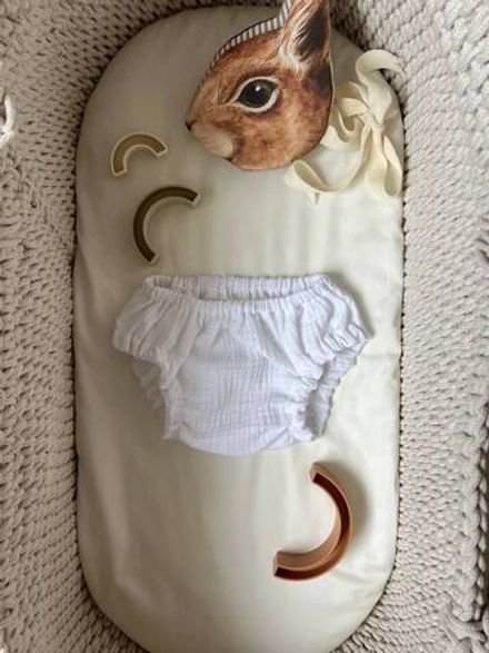 Трусики из муслина, белый