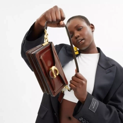 COACH СУМКА ЧЕРЕЗ ПЛЕЧО TABBY 20, КОРИЧНЕВЫЙ