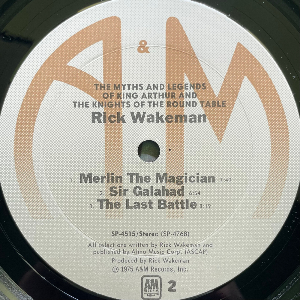 Rick Wakeman ‎– The Myths And Legends Of King Arthur And The Knights Of The Round Table (США 1975г.)