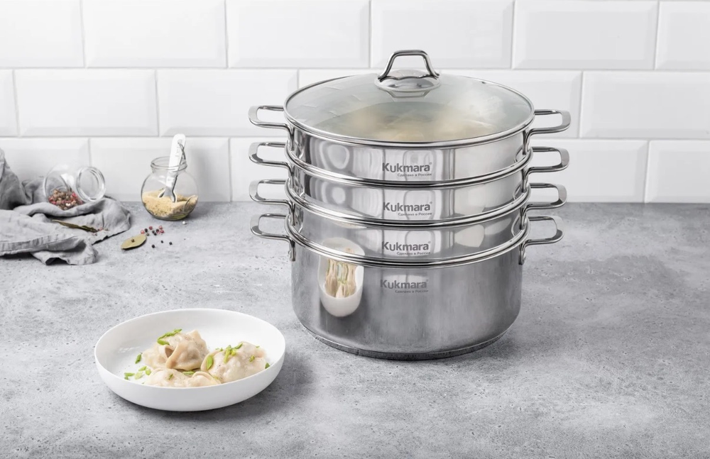 Мантоварка Кукмара 3в1 6л нерж д26см