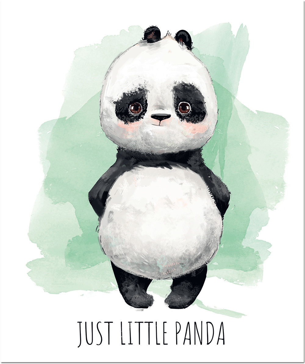 Тетрадь 170х203, 48 л. скрепка МАЛЕНЬКИЙ ПАНДА