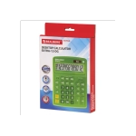 Калькулятор BRAUBERG EXTRA 12р /2 памяти/ (155*206) Зеленый, COLOR-12-DG