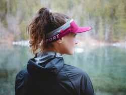 Visor Ultralight "Красное Вино/Темно-серый"
