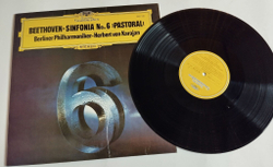Винтажная виниловая пластинка LP Beethoven Бетховен, Herbert von Karajan,Симфония №6 Sinfonia No. 6 Pastoral (Spain 1977)
