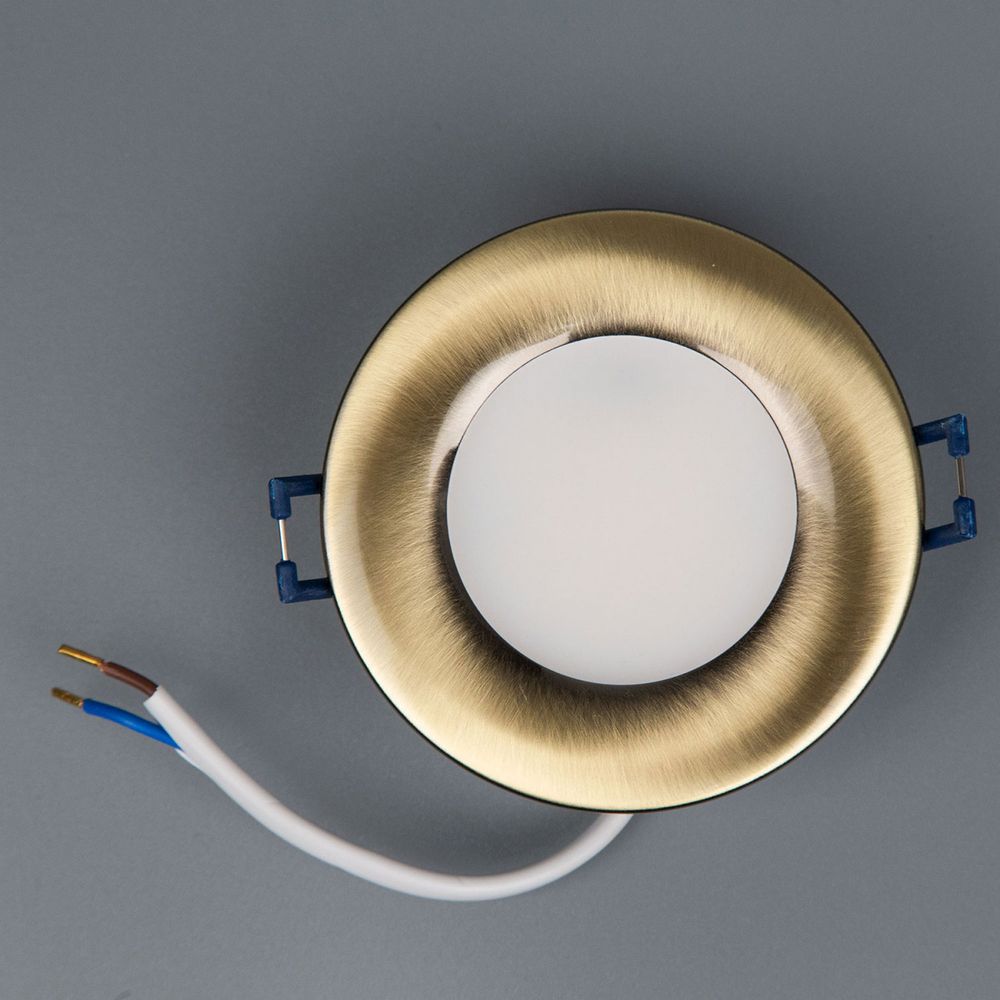 Citilux Акви CLD008013 Встраиваемый светильник влагозащищенный Бронза