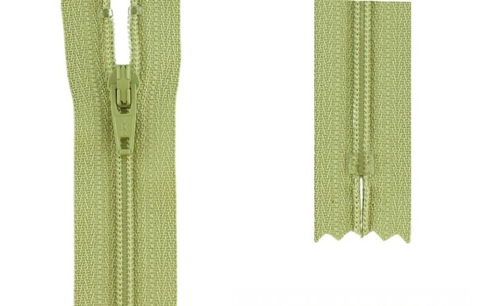 Молния витая, неразъемная YKK Тип 3 20 см, цв.883
