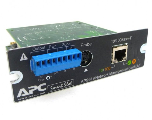 APC ИБП 10 / 100 Сетевая карта управления EM AP9619