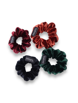 Резинка бархатная оранжевая