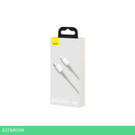 Кабель Baseus Cafule 1m White (CATLJK-A02)