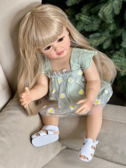 Кукла Реборн виниловая 55см в пакете (FA-105)