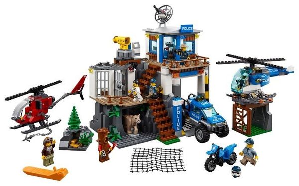 Конструктор LEGO City 60174 Полицейский участок в горах