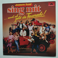 Винтажная виниловая пластинка LP James Last Sing Mit 8 Und Ab Geht Die Feuerwehr (Germany 1980)