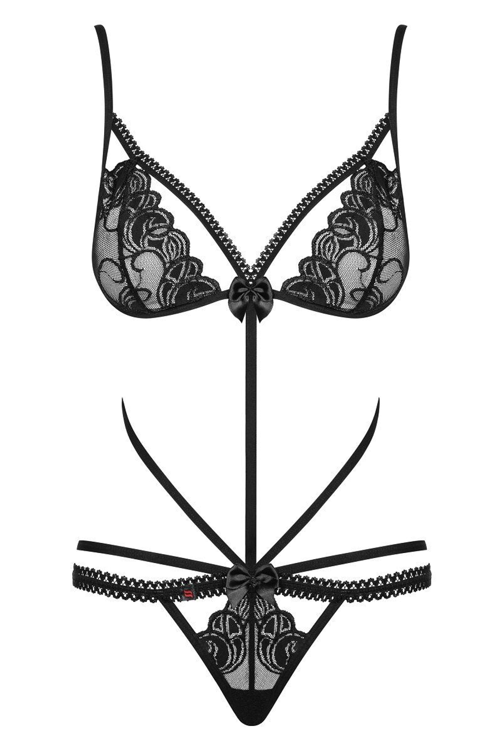 Боди Wonderia с маленькими бантами