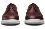 Dr.Martens Leather Casual Leather Shoes Men"s Red Brown