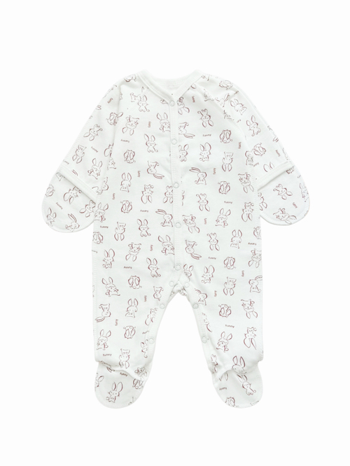 Утепленный комбинезон Sleep Зайчики (56,62)