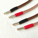 DAXX S182 Перемычки акустические 4 x 3,3 кв.мм. медные монокристаллические на посеребренных гильзах, длина 20см. (4шт)