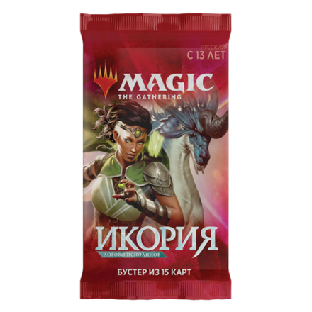 Комплект бустеров "Magic The Gathering. Икория: Логово исполинов - бустер" (5шт)