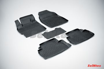 Резиновые коврики в салон Mazda CX-7 (2006-2012) "Высокий борт"