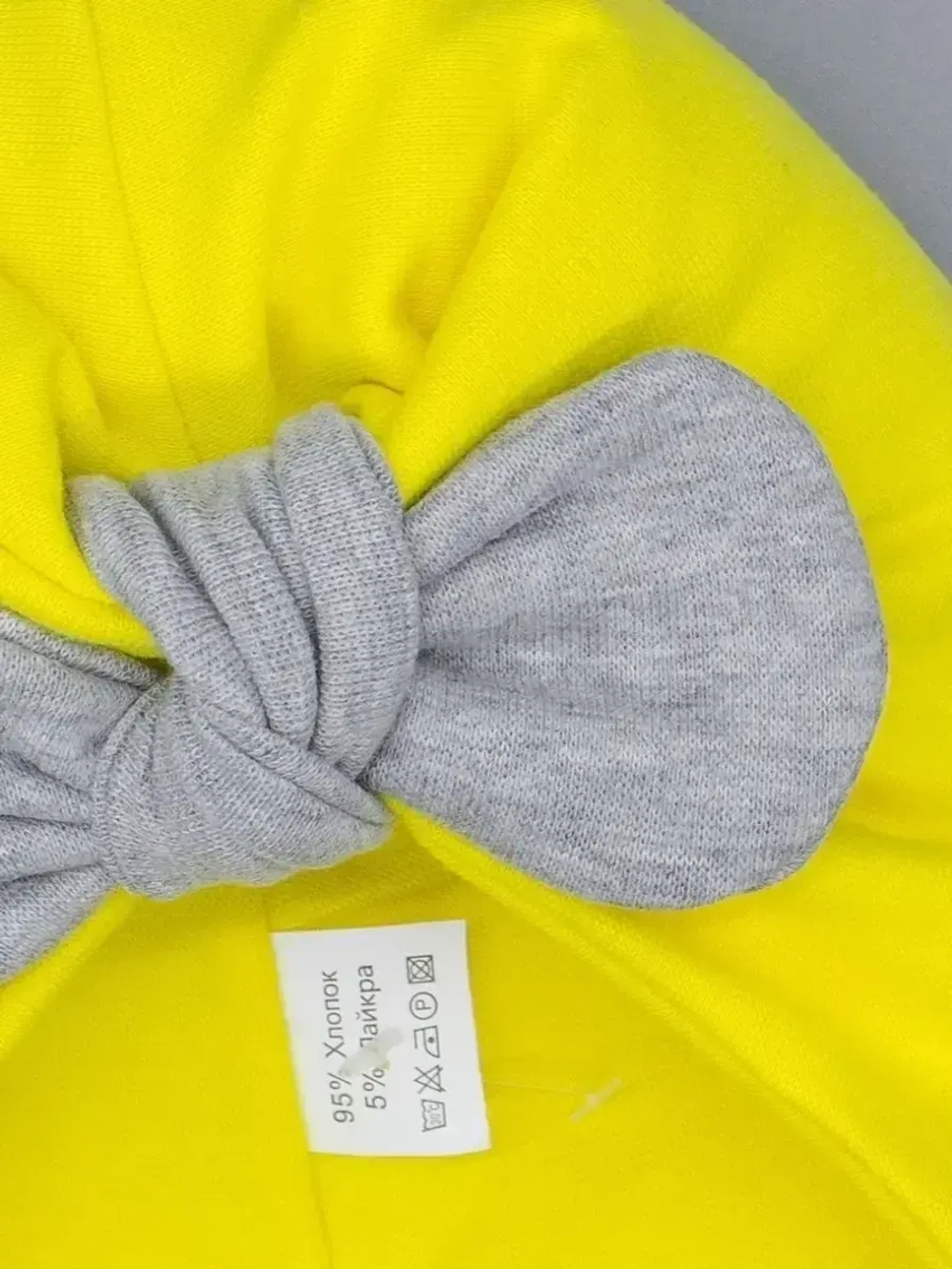 Чалма для малыша на завязках со снудом