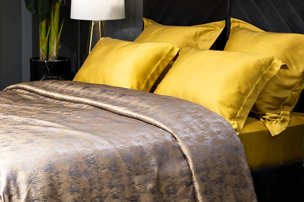 Плед Garda Decor HOUSTON ЗОЛОТОЙ 121GD-HOUST100-POKR ZOLSER