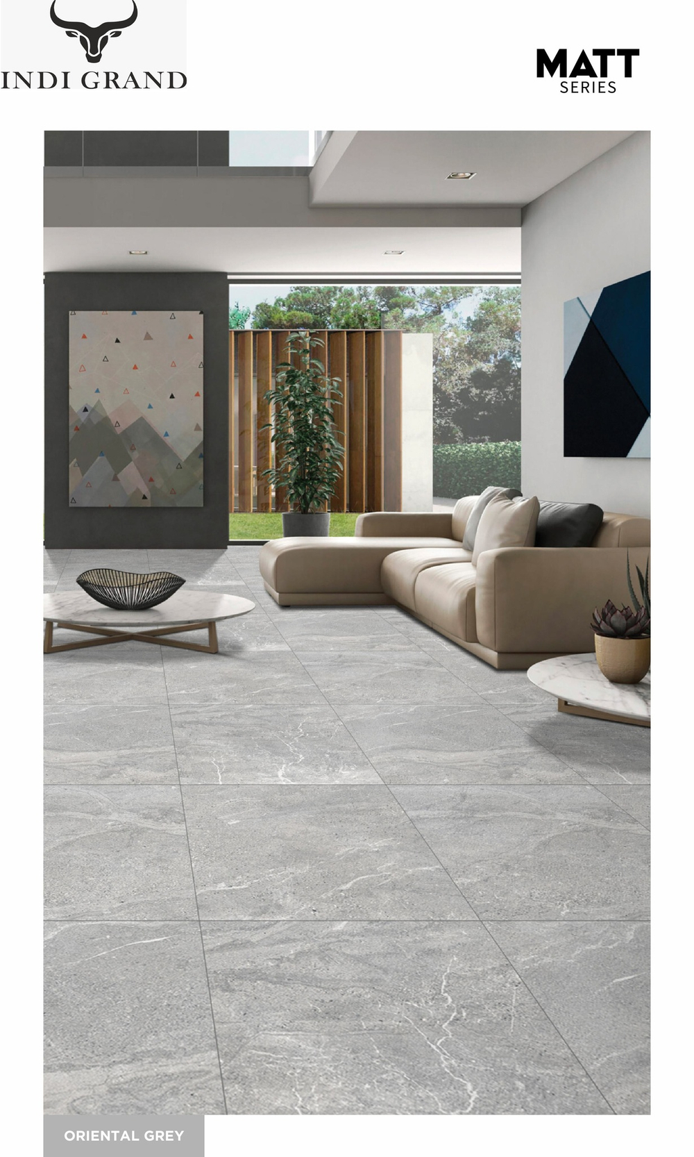 Керамогранит matt 60х60 oriental grey