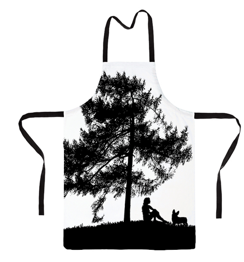 Фартук "Корги - прогулка"