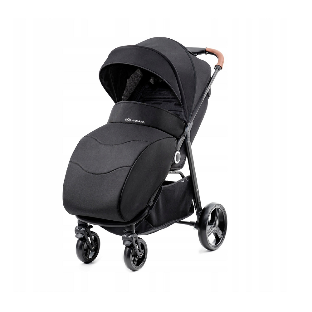 Коляска прогулочная Kinderkraft Grande Black