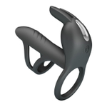 Черная стимулирующая насадка на пенис Matty (Цвет: черный)