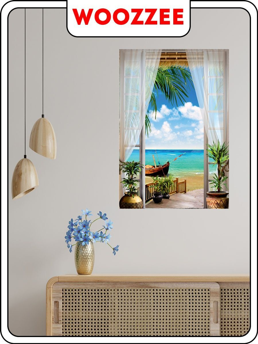 Наклейка декоративная "Море"