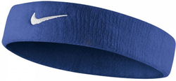Повязка на голову теннисная Nike Swoosh Headband - небесный