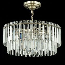 Citilux Фонда CL303193 Люстра хрустальная подвесная Бронза