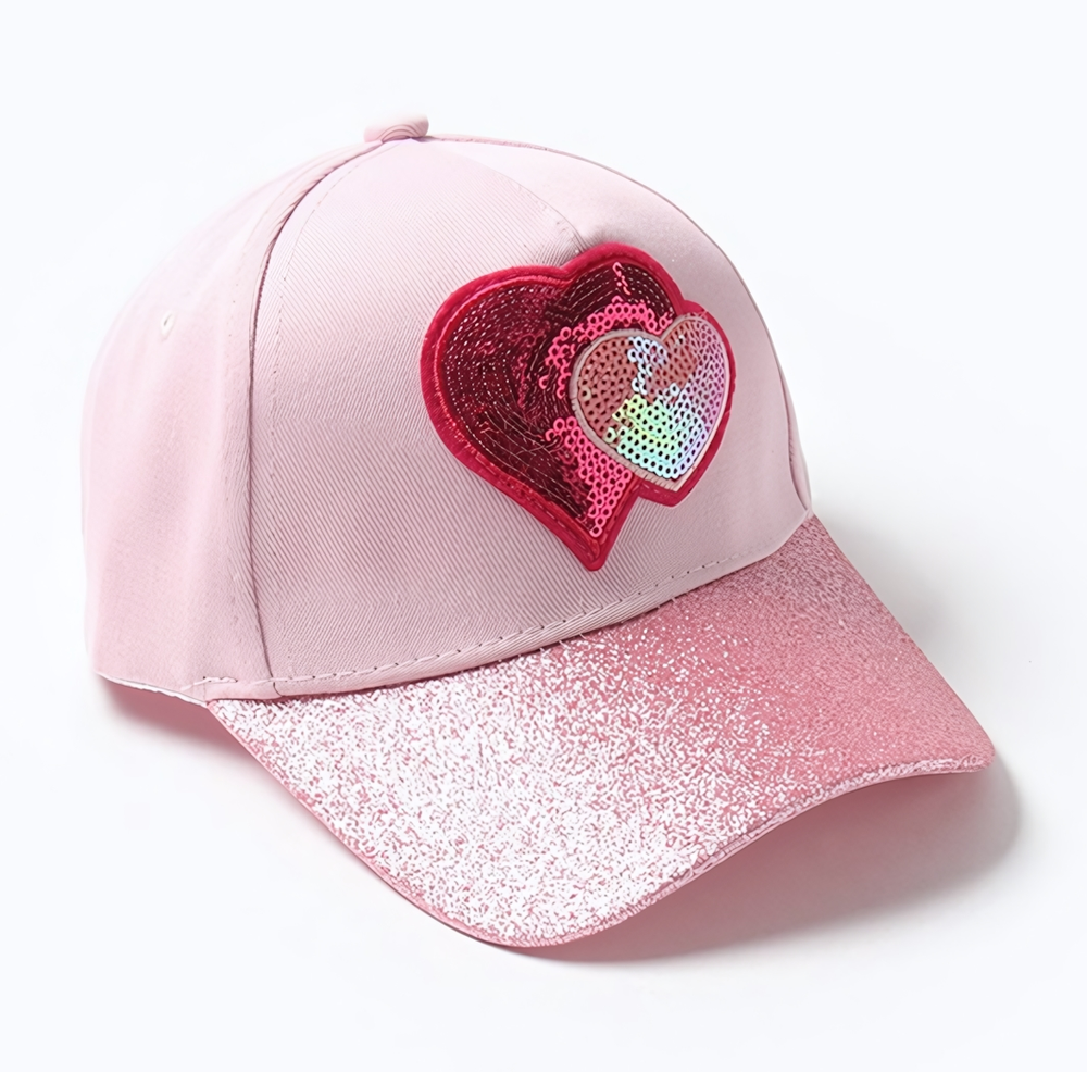 Кепка для девочек "Сердца" цвет розовый, р. 52/ 9886887 MINAKU