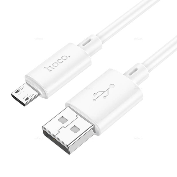 Hoco X88 Gratified зарядный дата кабель для Micro(L=2M) (white)