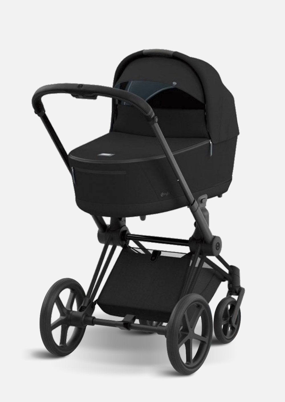 Cybex Детская коляска Priam IV Matt Black 2 в 1 цвет Sepia Black