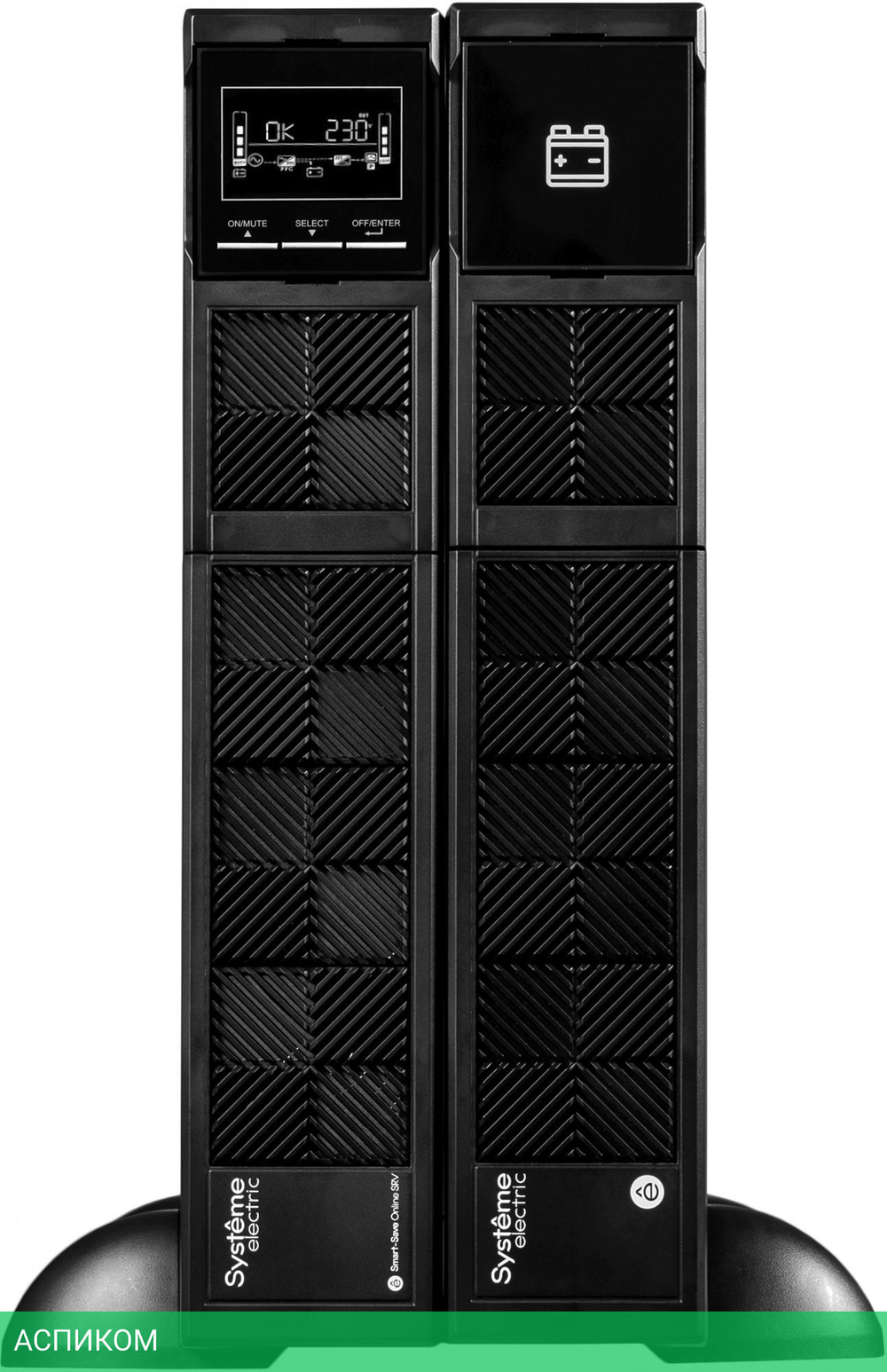 Источник бесперебойного питания Systeme Electric Smart-Save Online SRV 1000ВА (SRVSE1KRTXLI)