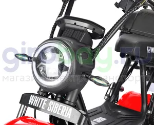 Электроскутер WHITE SIBERIA MINI R 1200w 2.0 - Красный фото 9 фото №11