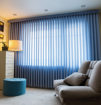 Тюлевые ветикальные жалюзи "Дебют"