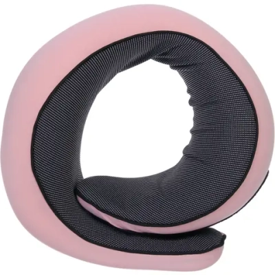 Подушка дорожная «TRIP - Sleep», мемори-эффект, цвет розовый